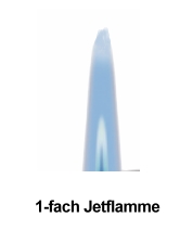 1-fach-Jetflamme