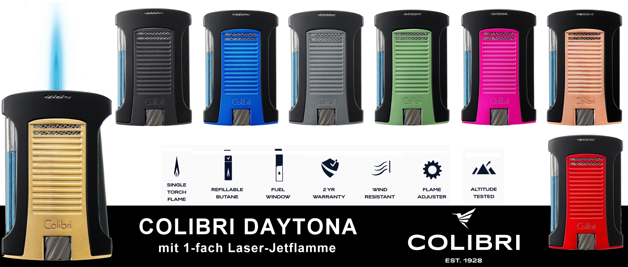 Colibri Daytona Übersicht