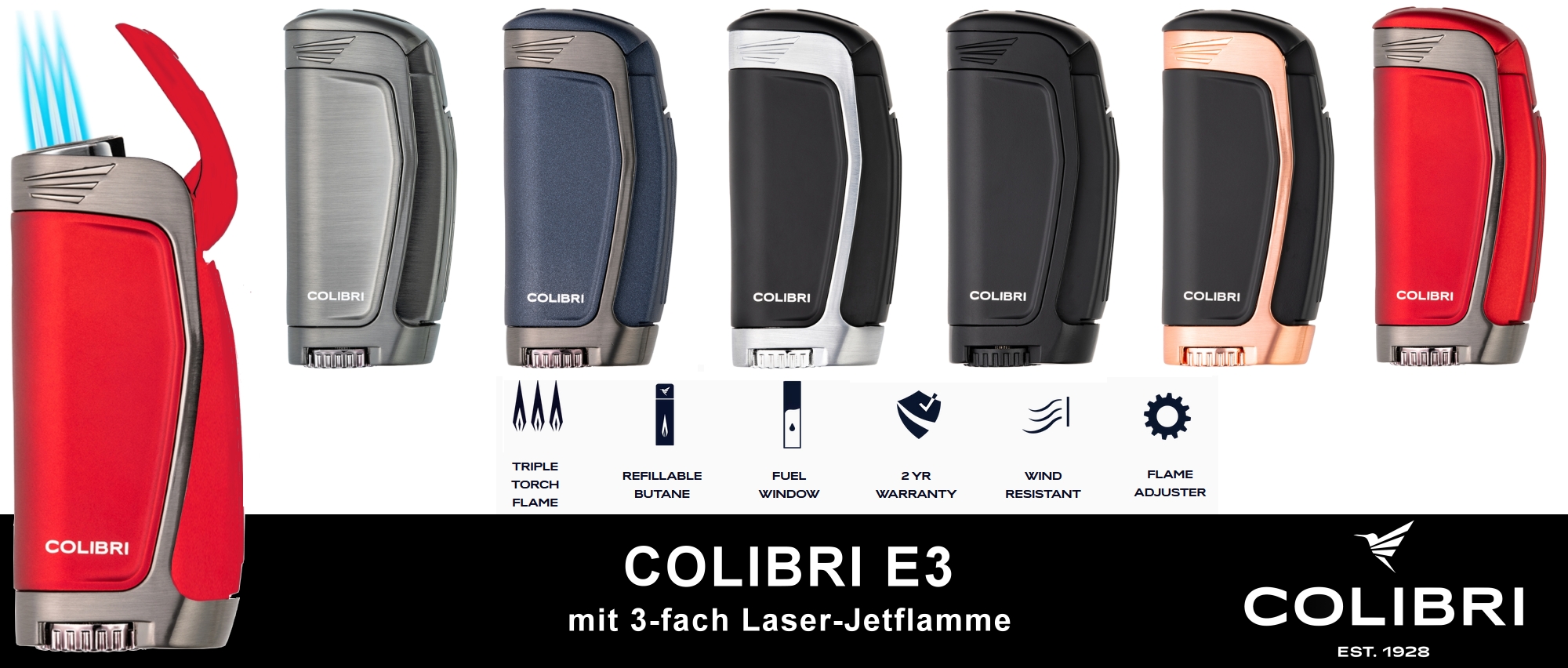 Colibri E3 Übersicht