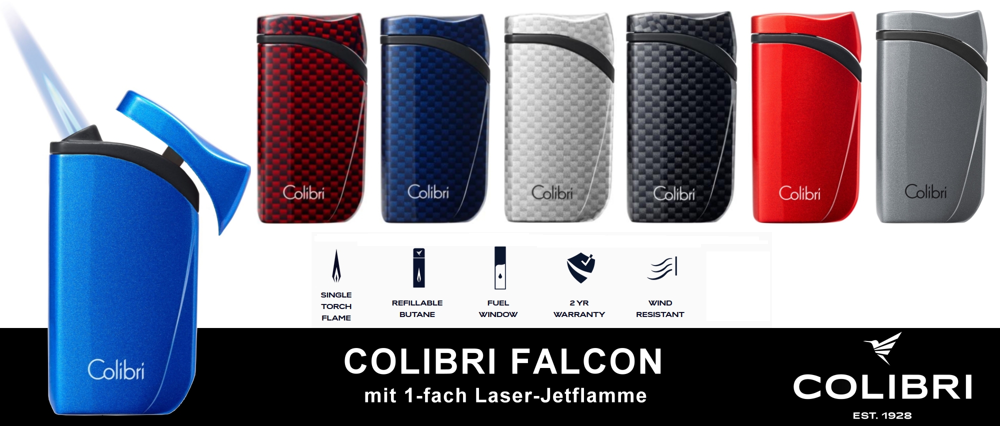 Colibri Falcon Übersicht