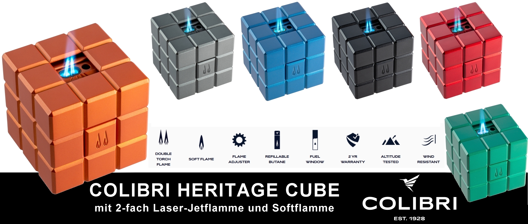 Colibri Heritage Cube Übersicht