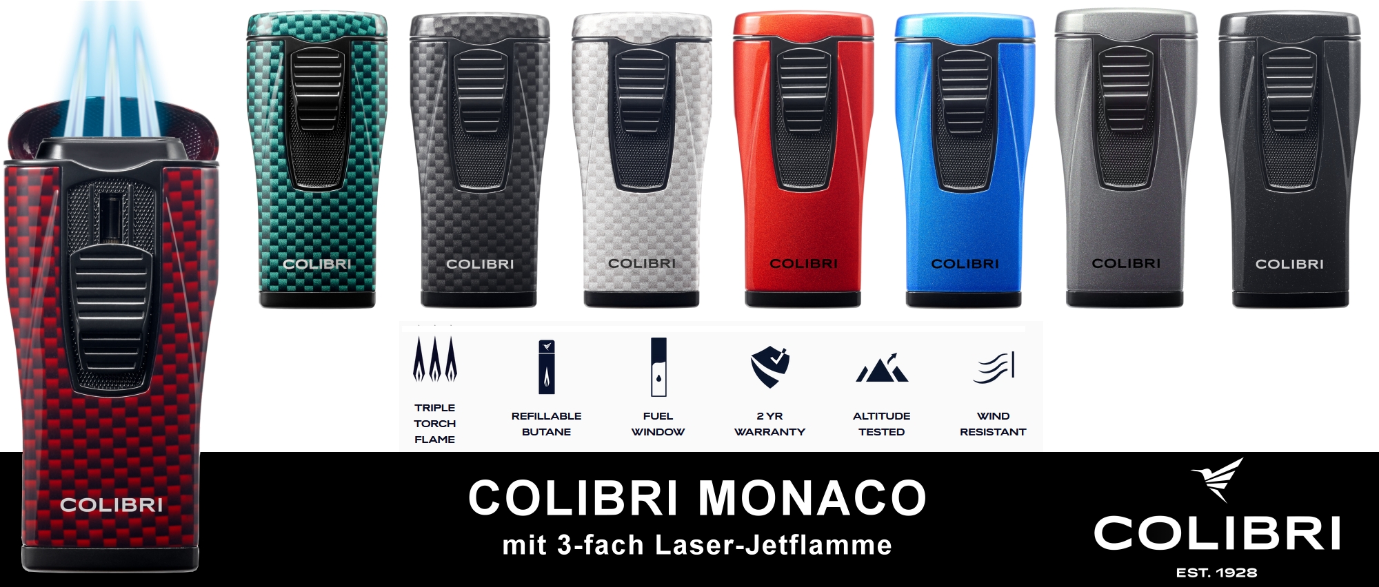 Colibri Monaco Übersicht