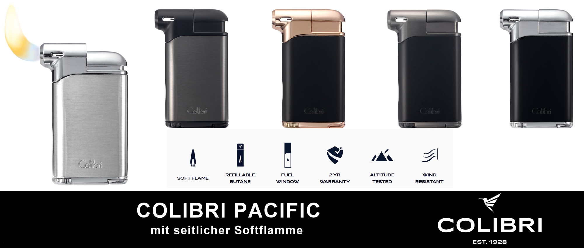 Colibri Pacific Übersicht