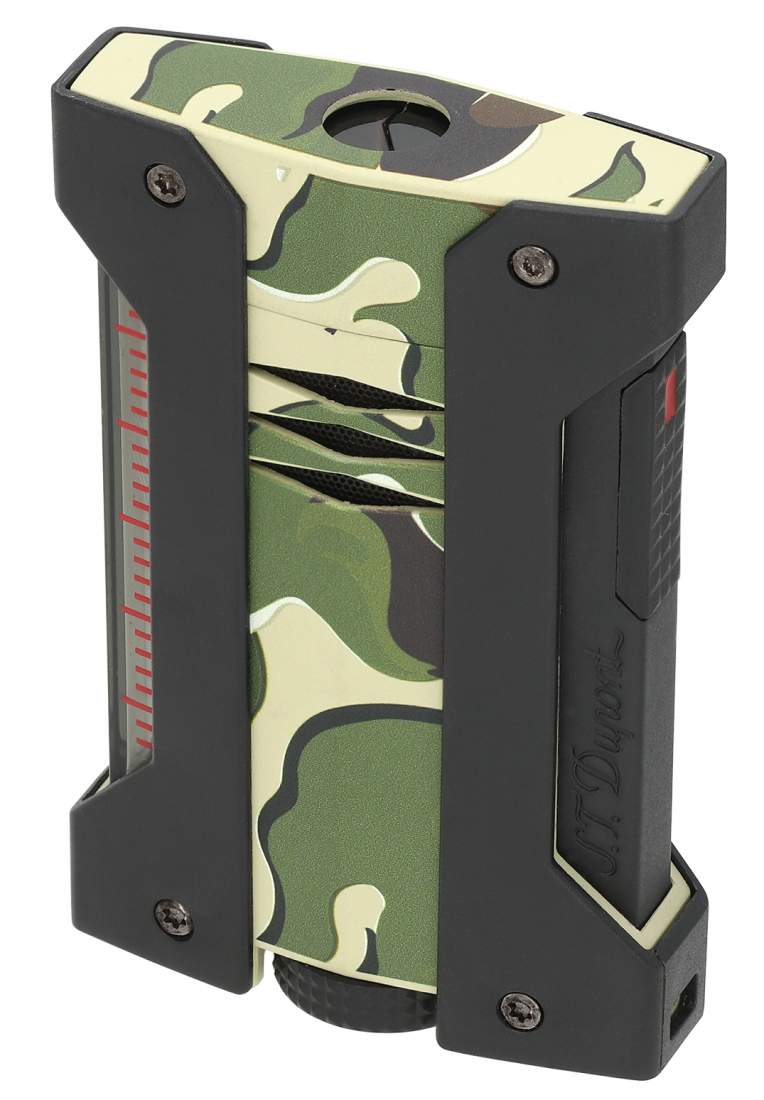 S.T. Dupont Defi Camo grün Feuerzeug