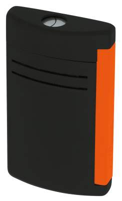 S.T. Dupont Fluo orange schwarz Feuerzeug