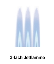 3-fach-Jetflamme