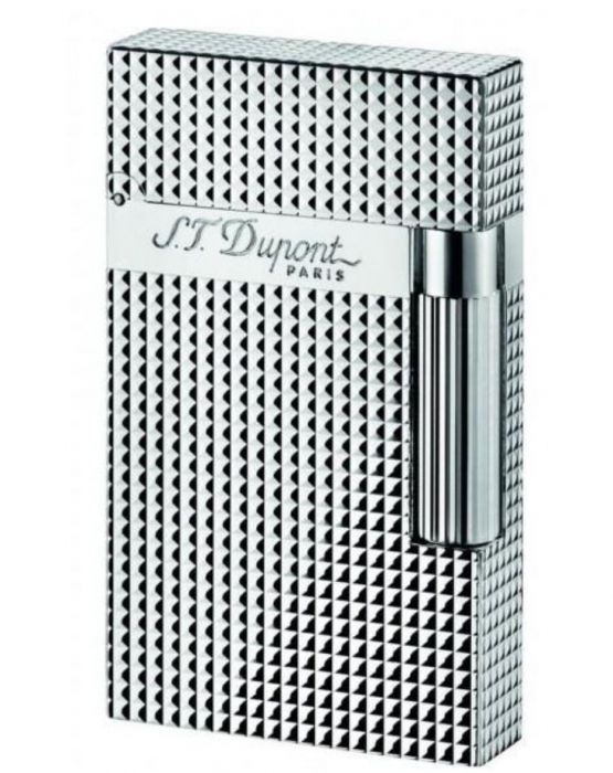 S.T. Dupont Ligne 2 versilbert Carre